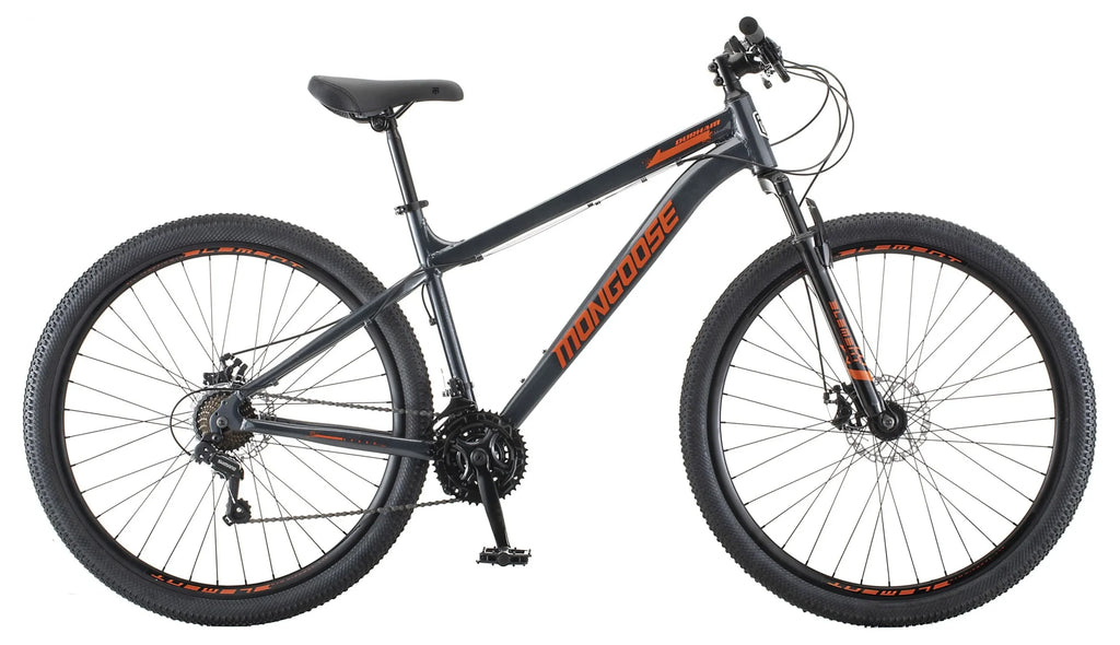 Mongoose 29 Durham Mountain Bike, 21 Speeds, Gray