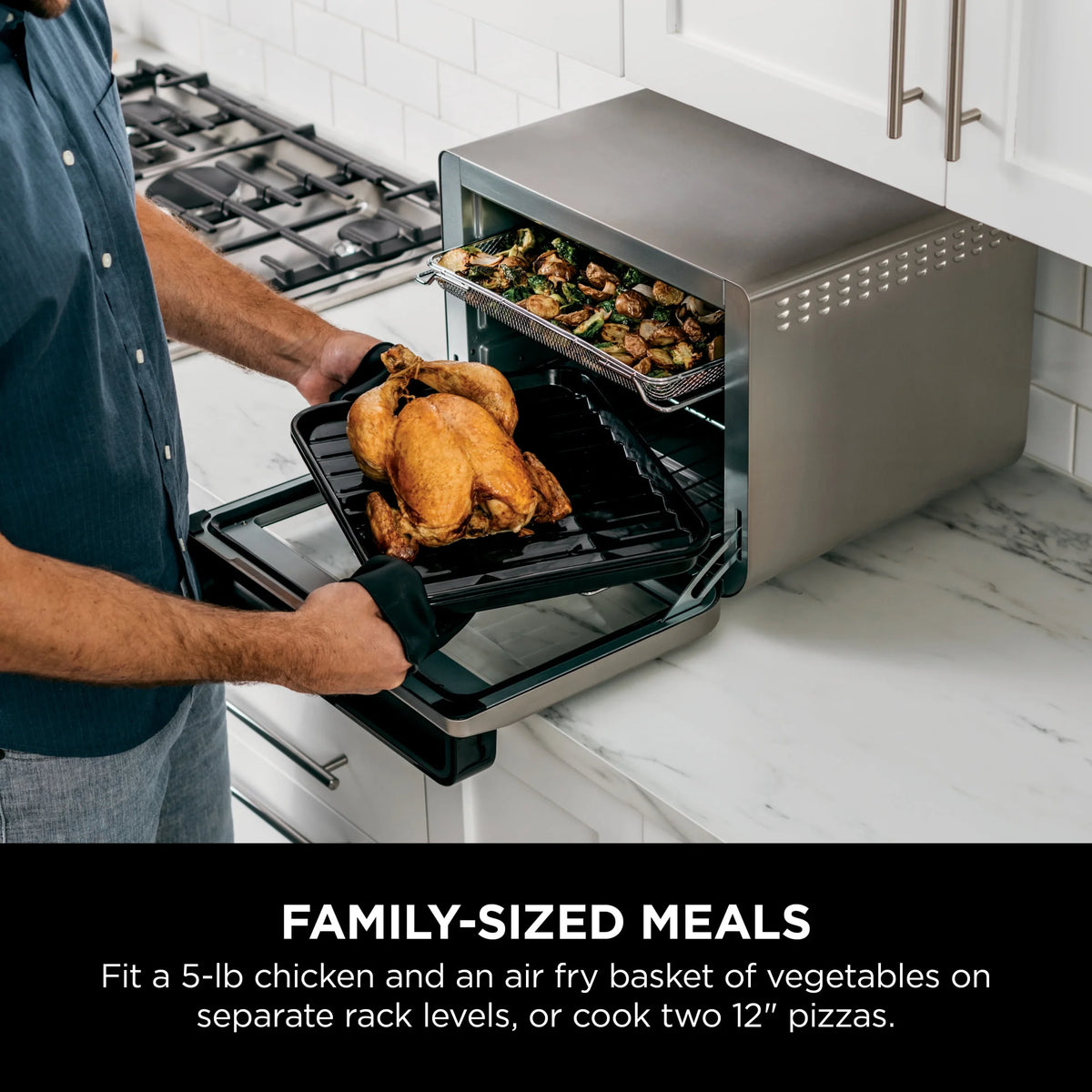 Ninja? Foodi? 8 - in - 1 XL Pro Air Fry Oven, Large Countertop Convection Oven, DT200