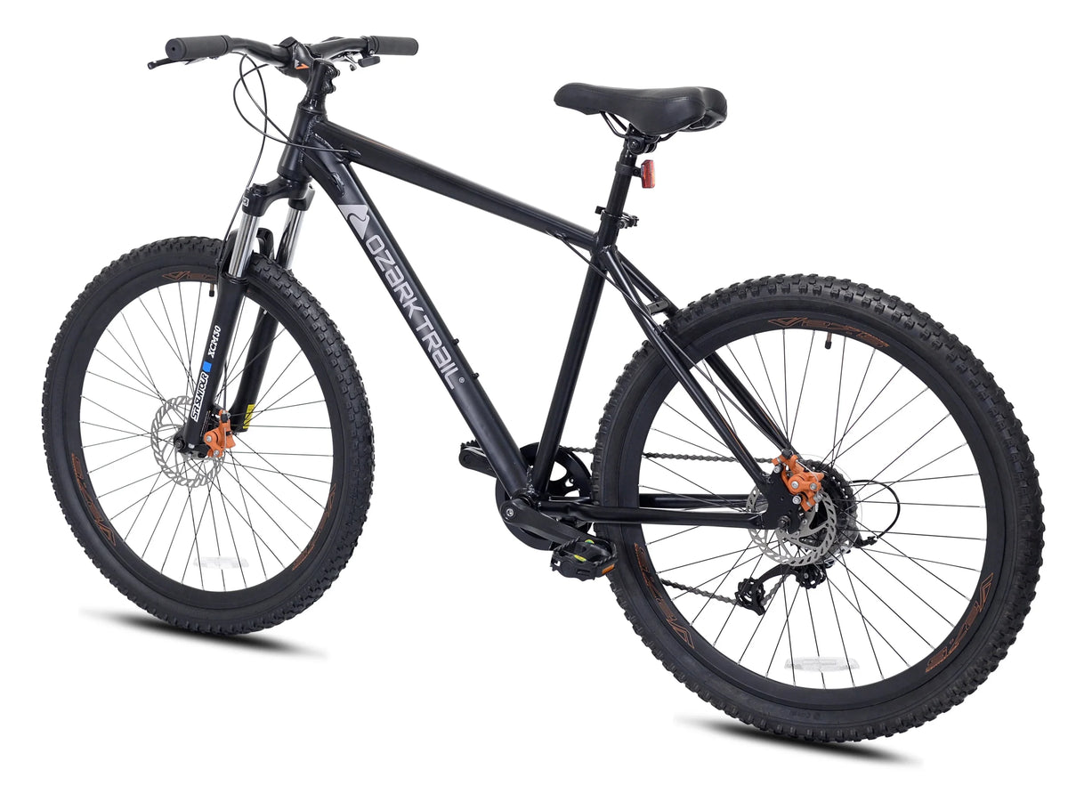 Ozark Trail 27.5 Vibe Mountain Bike, Large Frame, Black, Adult, Unisex