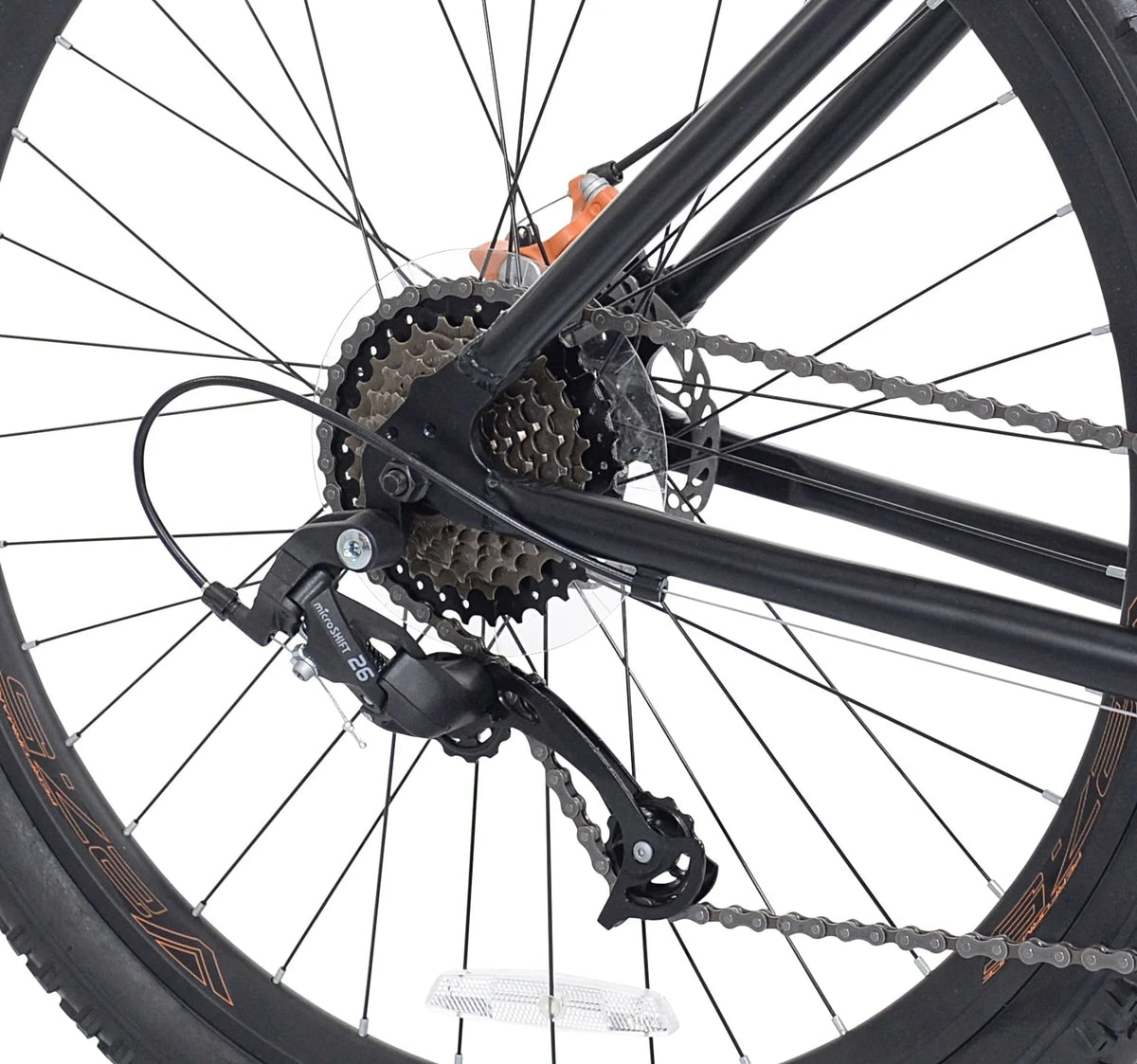 Ozark Trail 27.5 Vibe Mountain Bike, Medium Frame, Black, Adult, Unisex
