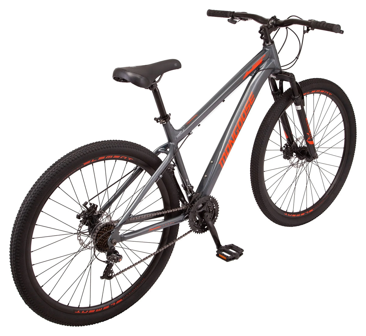 Mongoose 29 Durham Mountain Bike, 21 Speeds, Gray