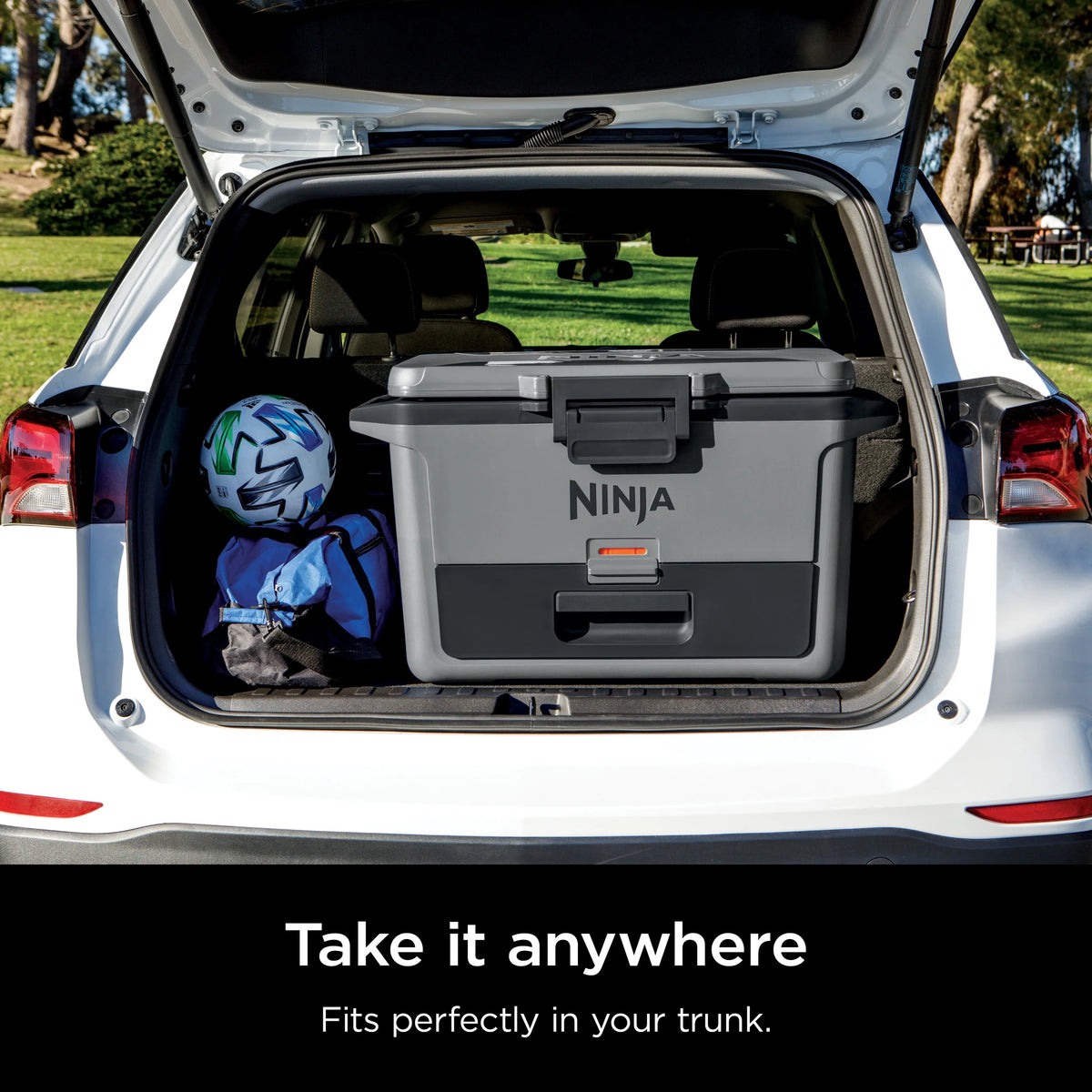 Ninja Frostvault 50qt Hard Cooler with Dry Zone, Gray, FB151GY