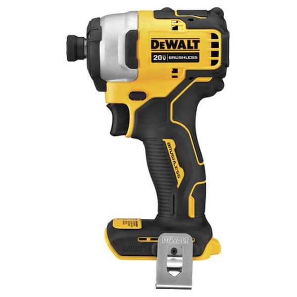 ATOMIC 20V MAX Cordless Brushless Compact 1/4 In. Impact Driver, (2) 20V 1.3ah Batteries, Charger, and Bag