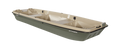 Pelican - Boat Intruder 12 - Jon Fishing Boat - 12 Ft. - Great for Hunting/Fishing, Khaki/Beige