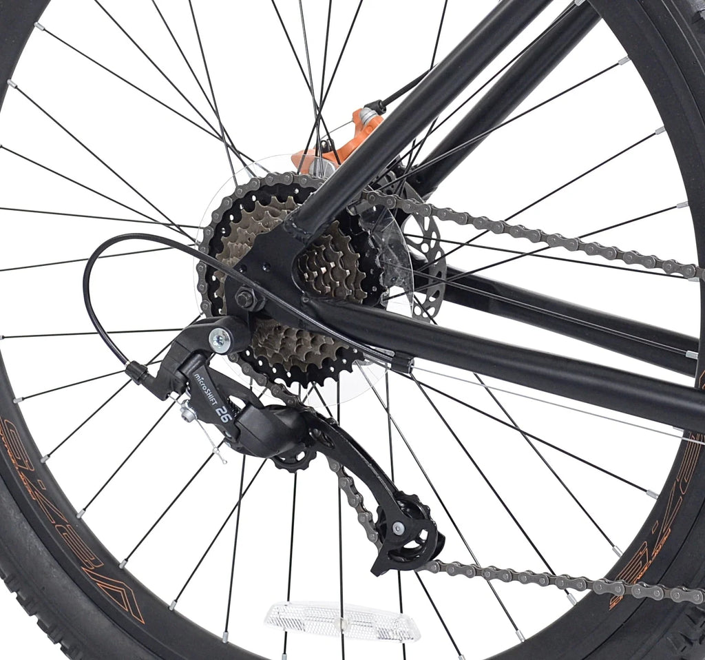 Ozark Trail 27.5 Vibe Mountain Bike, Medium Frame, Black, Adult, Unisex