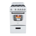 Avanti 20 Compact Gas Range Oven, in White (GR2011CW)