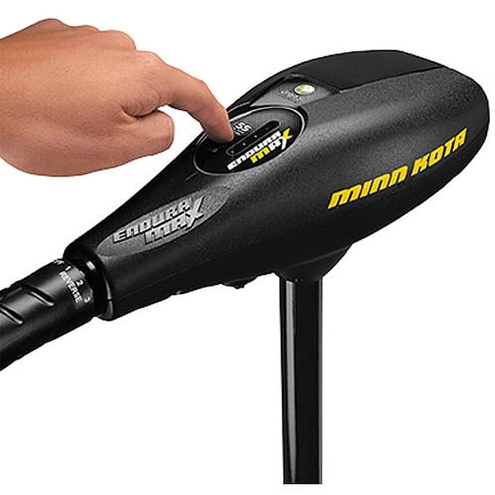 Minn Kota 1352156 Endura MAX 55 lb Thrust Freshwater Transom Mount Trolling Motor, 42 Shaft