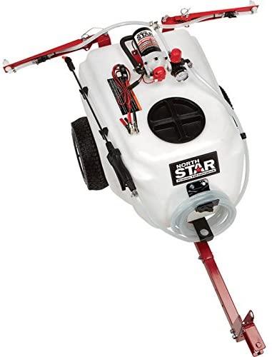 NorthStar Tow-Behind Trailer Boom Broadcast and Spot Sprayer ?C 21-Gallon Capacity. 2.2 GPM. 12 Volt DC