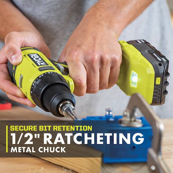 ONE+ 18V Cordless 2 - Tool Combo Kit with Drill/Driver, Impact Driver, (2) 1.5 Ah Batteries, and Charger