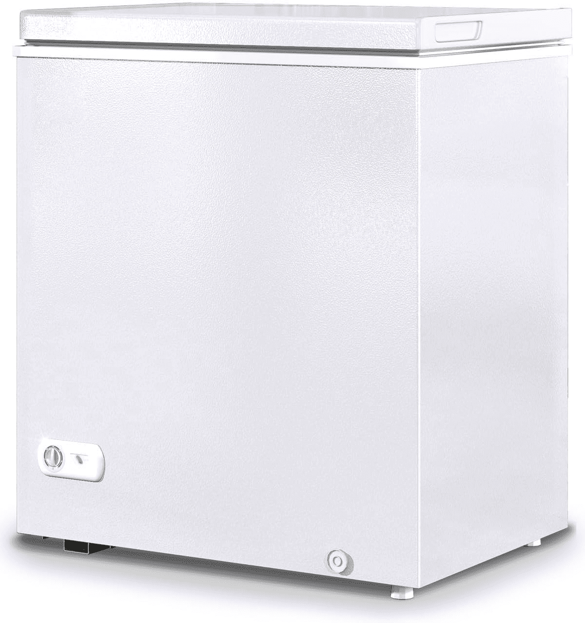 Muhub 10.0 cu ft Chest Freezer, Deep Freezer with Removable Baskets, Adjustable Temperature, White