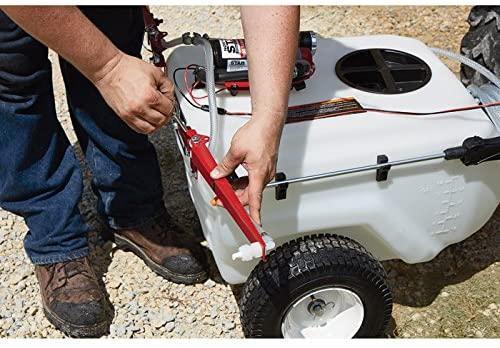 NorthStar Tow-Behind Trailer Boom Broadcast and Spot Sprayer ?C 21-Gallon Capacity. 2.2 GPM. 12 Volt DC