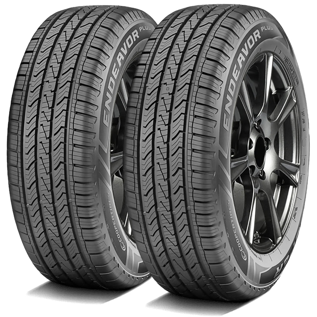 Pair of 2 (TWO) Cooper Endeavor Plus 235/65R16 103T AS A/S All Season Tires Fits: 2005-09 Honda Odyssey EX-L. 2010 Honda Odyssey NHL SE - MadeInUSA