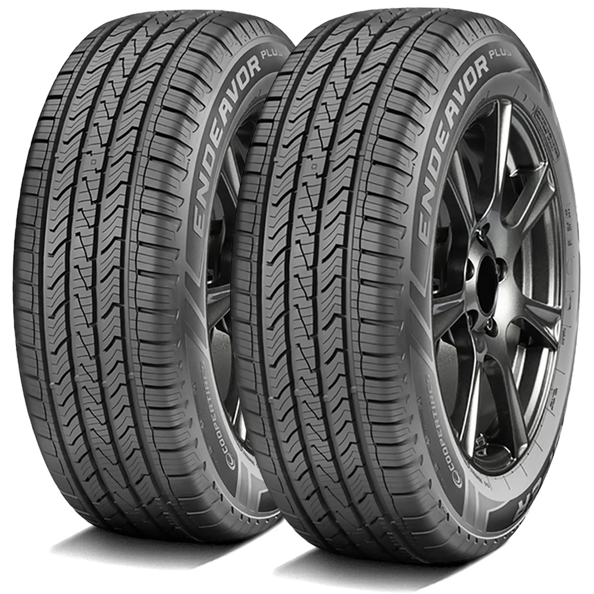 Pair of 2 (TWO) Cooper Endeavor Plus 235/65R16 103T AS A/S All Season Tires Fits: 2005-09 Honda Odyssey EX-L. 2010 Honda Odyssey NHL SE - MadeInUSA