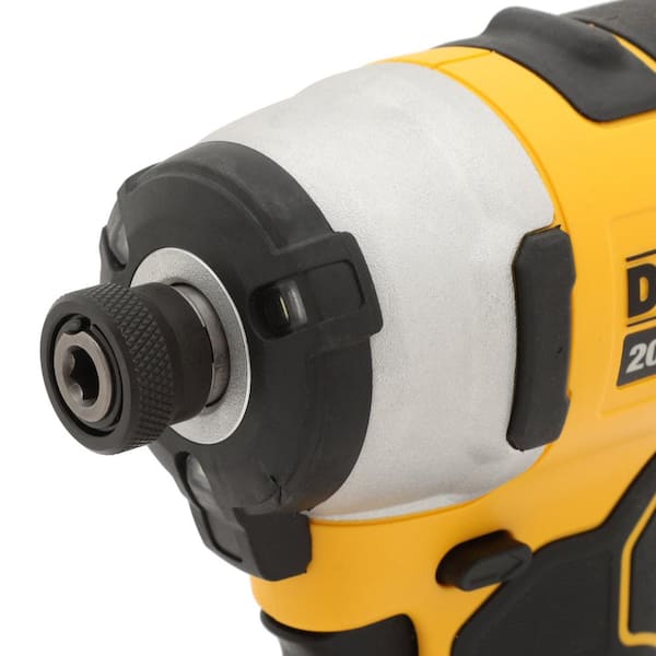 ATOMIC 20V MAX Cordless Brushless Compact 1/4 In. Impact Driver, (2) 20V 1.3ah Batteries, Charger, and Bag