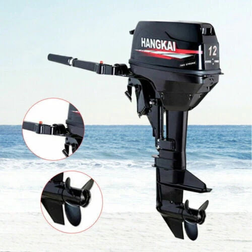 MIDUO 169CC Outboard Motor Marine Engine with Water - Cooling CDI Tiller Control System