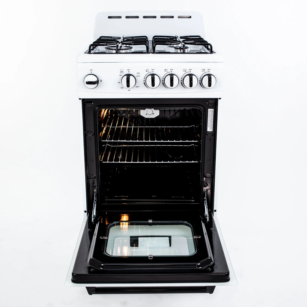 Avanti 20 Compact Gas Range Oven, in White (GR2011CW)