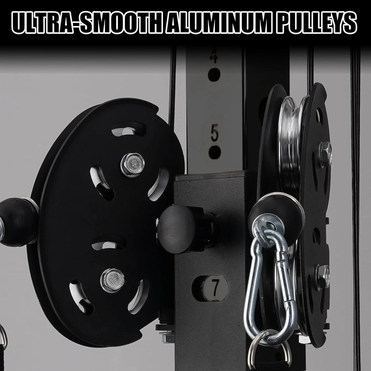 Mikolo Cable Crossover Machine Home Gym, Wall Mount Cable Station with 200 lb Weight Stack, Lat Pull Down Machine with 27 Positions Dual Pulley System