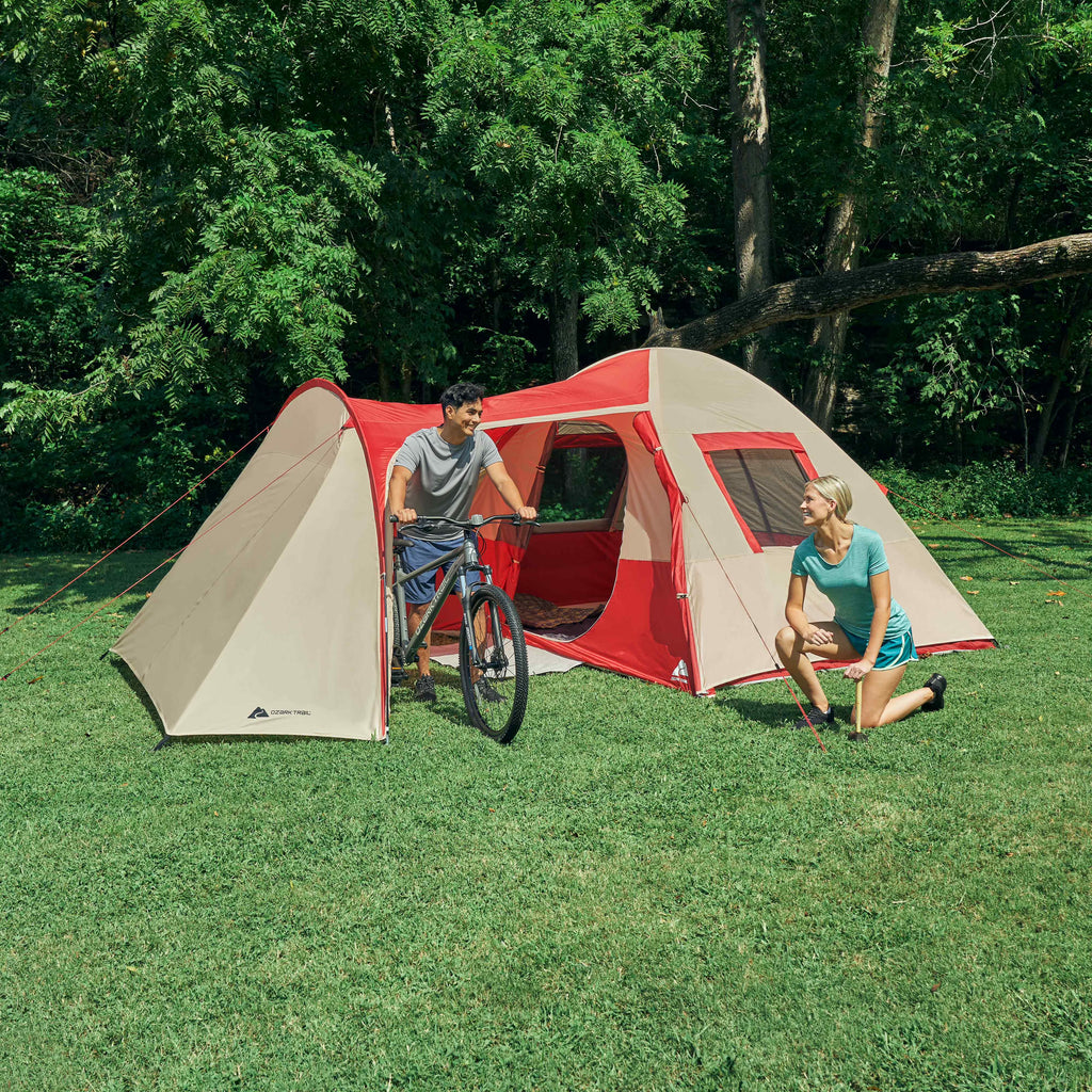 Ozark Trail 6 - Person Dome Tent with Sitting Area - Floor Area - 15'X11', Carry Weight, 21.38 lb