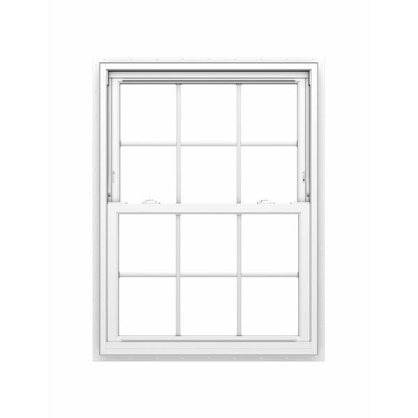 Pella Jamb Vinyl New Construction Double Hung Window Energy Star - White - 35.5 x 53.5 x 4.5 - Each