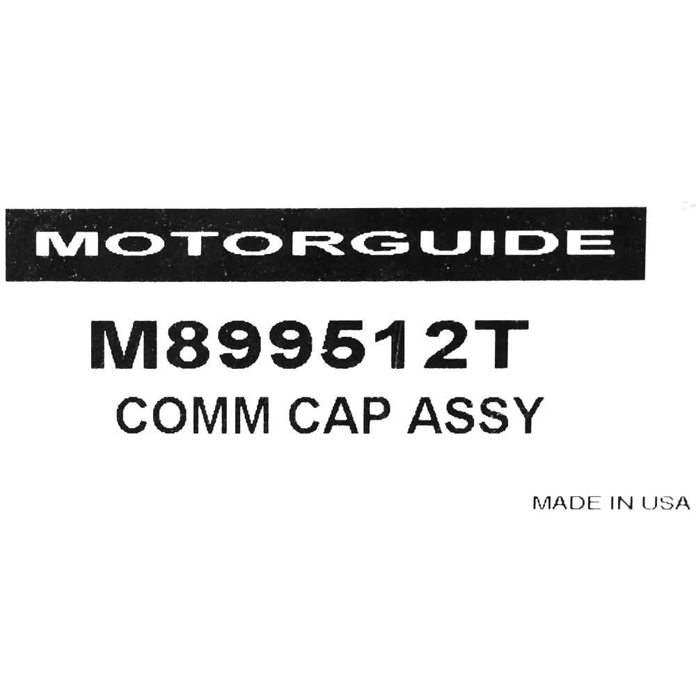 Motorguide Boat Comm Cap Assembly M899512T | Trolling Motor Black