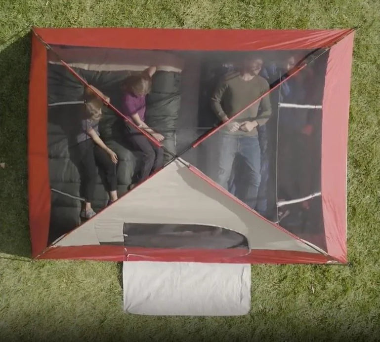 Ozark Trail 6 - Person Dome Tent with Sitting Area - Floor Area - 15'X11', Carry Weight, 21.38 lb