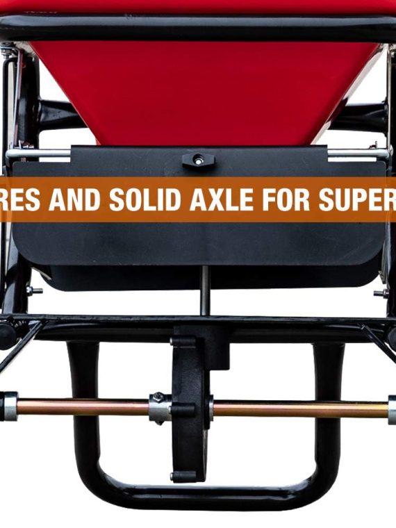 Multi-Purpose Walk Behind Push Spreader 3039632R Grounds Keeper. 100 Pound Capacity. Multi Use Tool for Grass Seed. Salt. De-Icer. Fertilizer and Seeds ?C Spreader