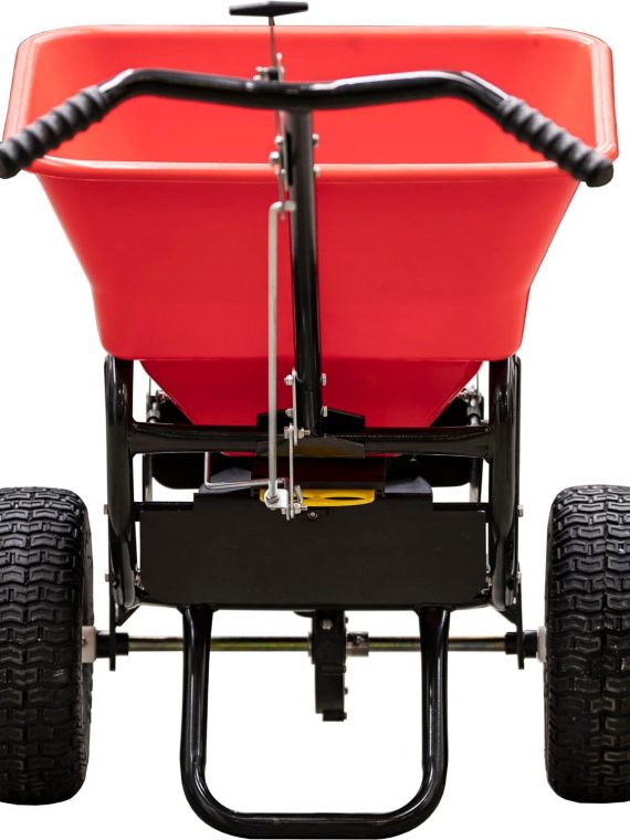 Multi-Purpose Walk Behind Push Spreader 3039632R Grounds Keeper. 100 Pound Capacity. Multi Use Tool for Grass Seed. Salt. De-Icer. Fertilizer and Seeds ?C Spreader