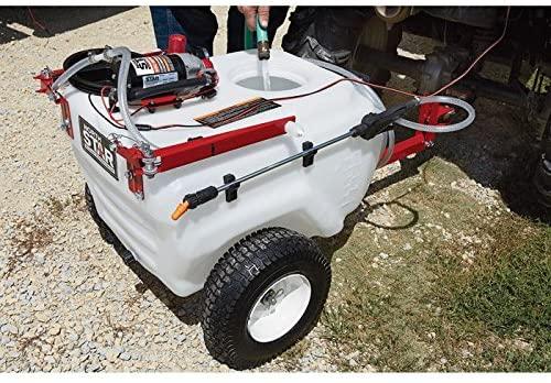 NorthStar Tow-Behind Trailer Boom Broadcast and Spot Sprayer ?C 21-Gallon Capacity. 2.2 GPM. 12 Volt DC