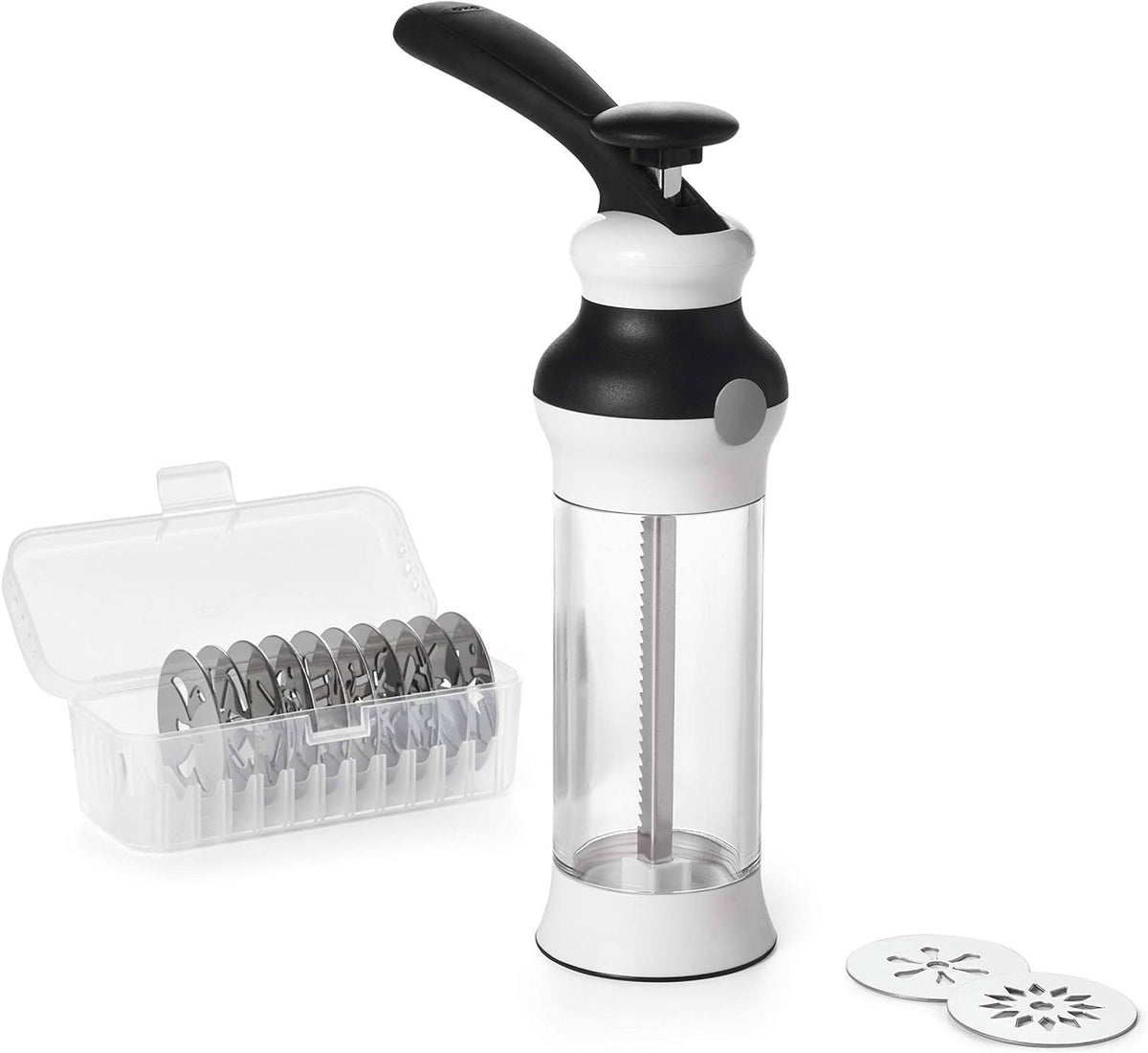 OXO Good Grips Cookie Press with Stainless Steel Disks and Storage Case