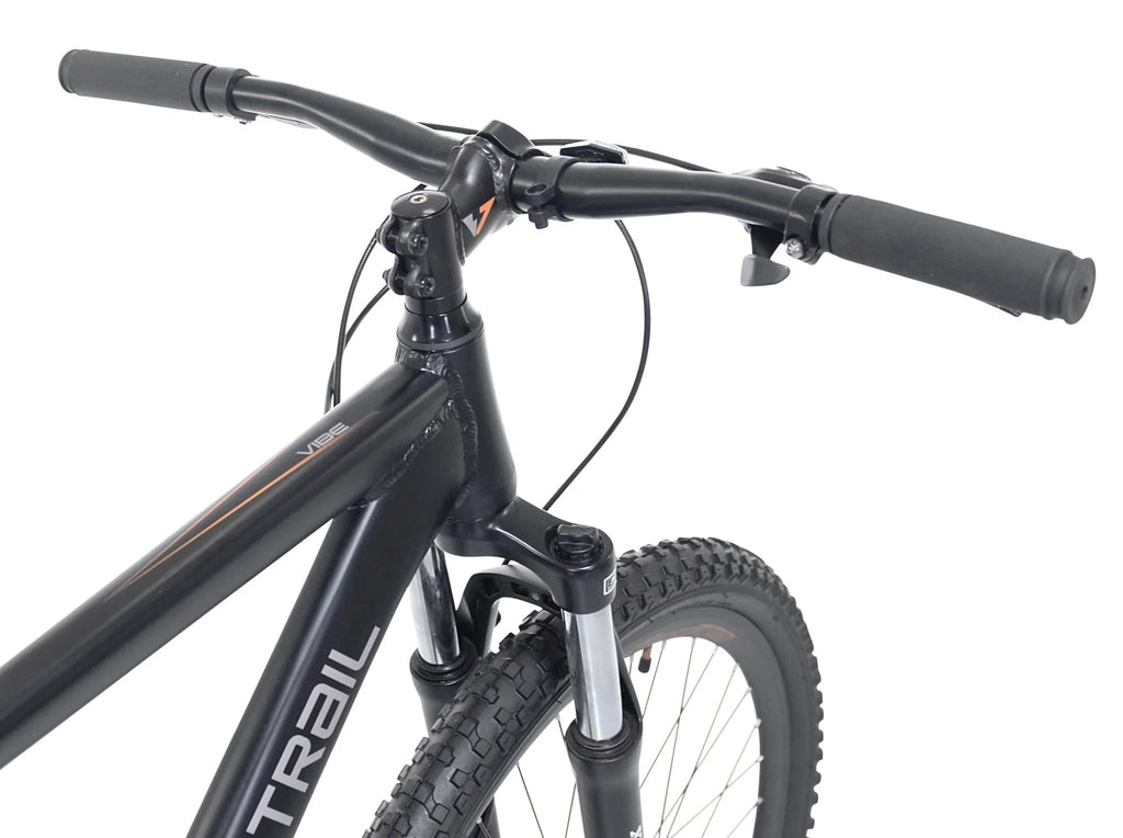 Ozark Trail 27.5 Vibe Mountain Bike, Medium Frame, Black, Adult, Unisex