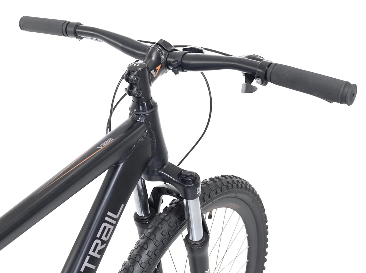 Ozark Trail 27.5 Vibe Mountain Bike, Medium Frame, Black, Adult, Unisex
