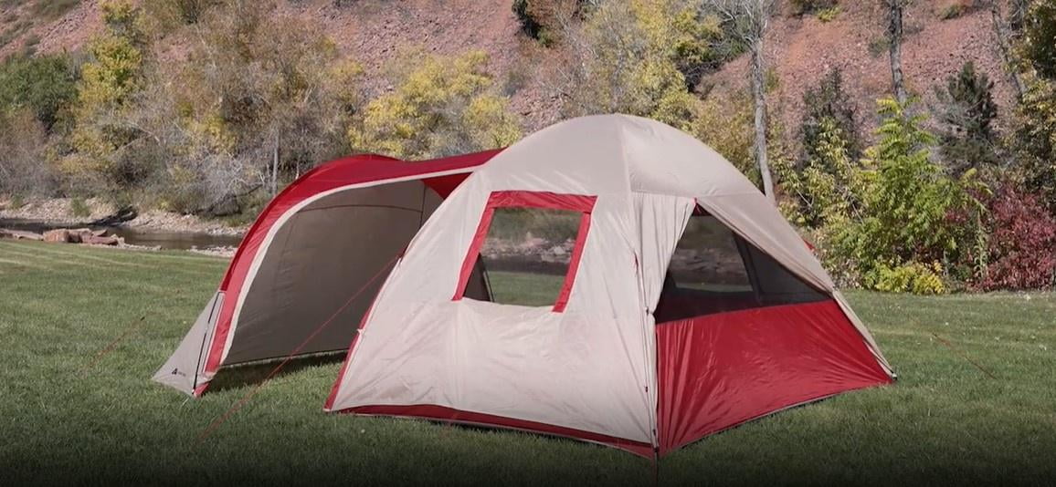Ozark Trail 6 - Person Dome Tent with Sitting Area - Floor Area - 15'X11', Carry Weight, 21.38 lb