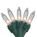 Northlight Set of 20 Clear Mini Christmas Lights 2.5 Spacing - Green Wire
