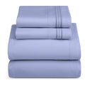 Nestl Ultra-Soft Deep Pocket Bed Sheet Set - Split King - Steel Blue
