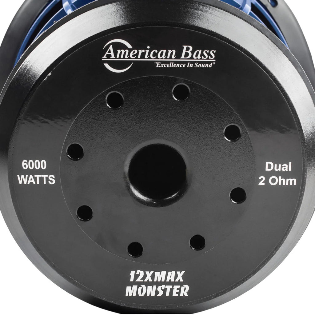 American Bass XMAXXX 12 Subwoofer 6000 Watts Dual 2 Ohm 12xmax D2 Sub DVC