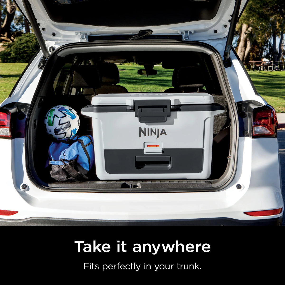 Ninja Frostvault 50qt Hard Cooler with Dry Zone, Gray, FB151GY