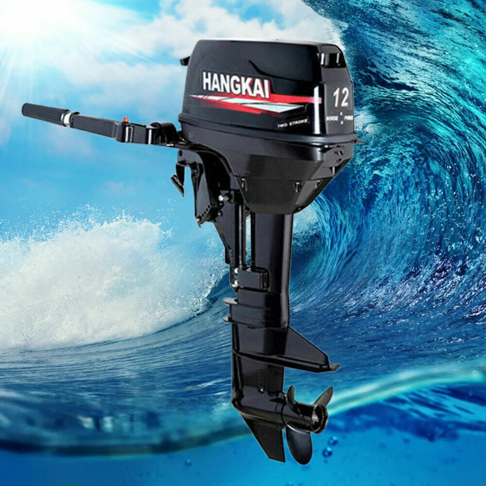 MIDUO 169CC Outboard Motor Marine Engine with Water - Cooling CDI Tiller Control System