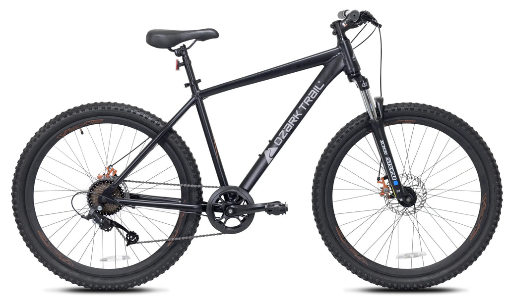 Ozark Trail 27.5 Vibe Mountain Bike, Large Frame, Black, Adult, Unisex