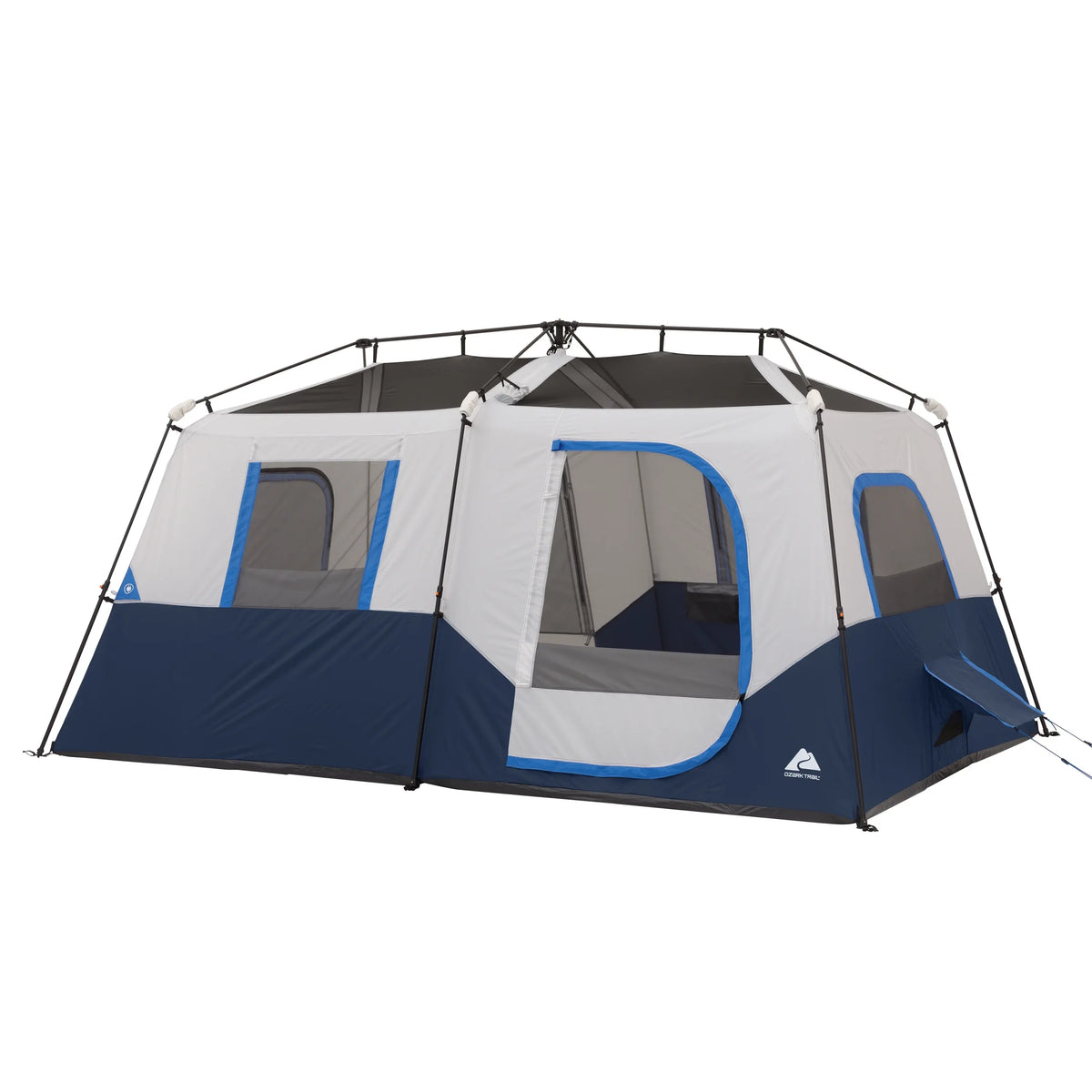 Ozark Trail 13' x 9' 8 - Person Cabin Tent with LED Lighted Poles, 32 lb
