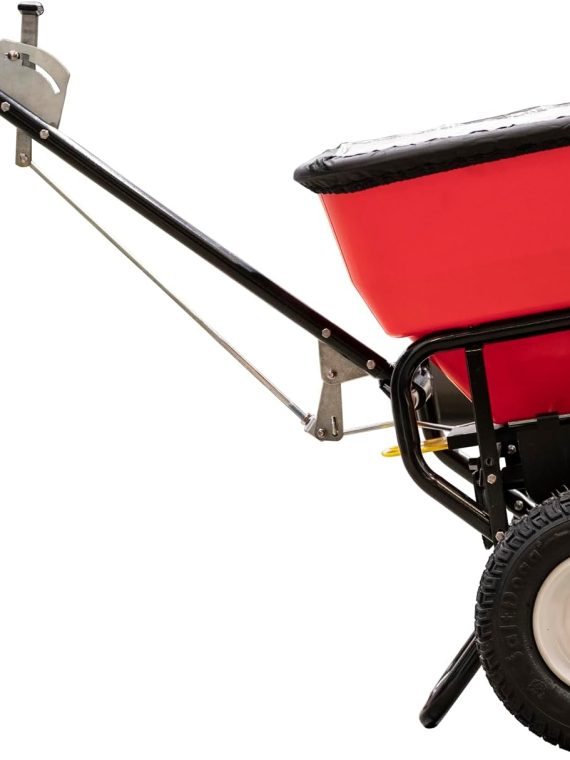 Multi-Purpose Walk Behind Push Spreader 3039632R Grounds Keeper. 100 Pound Capacity. Multi Use Tool for Grass Seed. Salt. De-Icer. Fertilizer and Seeds ?C Spreader