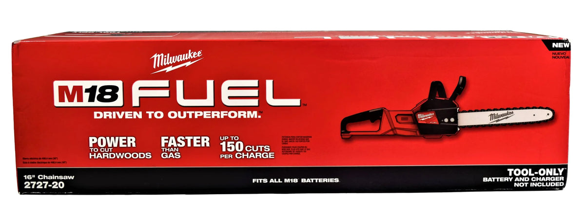 Milwaukee M18 FUEL 16 18V Li - Ion Brushless Cordless Chainsaw Tool - Only 2727 - 20