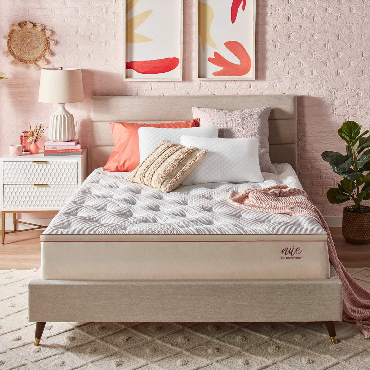 Nue by Novaform Plush Pillowtop 12 Gel Memory Foam Mattress, Full