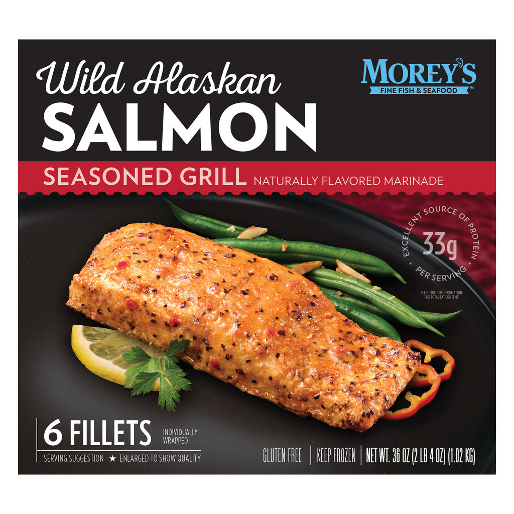 Morey'S Seasoned Wild Alaskan Salmon, 6 - Count