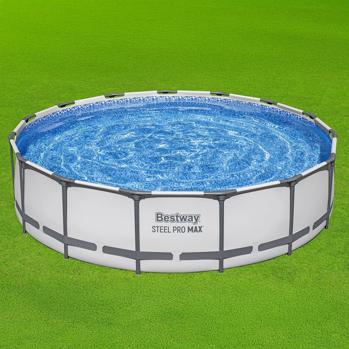 Open Box Bestway Steel Pro Max 15'X42 Frame Above Ground Pool Set
