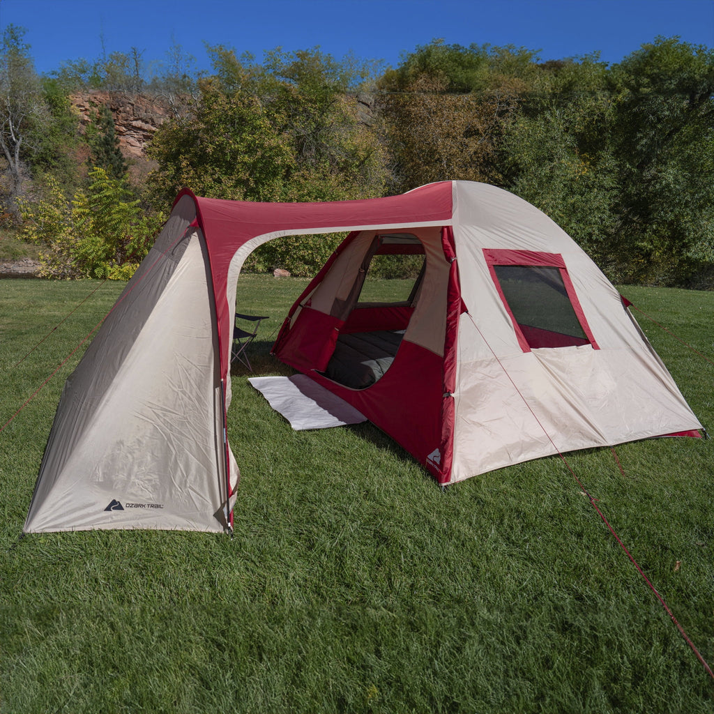 Ozark Trail 6 - Person Dome Tent with Sitting Area - Floor Area - 15'X11', Carry Weight, 21.38 lb